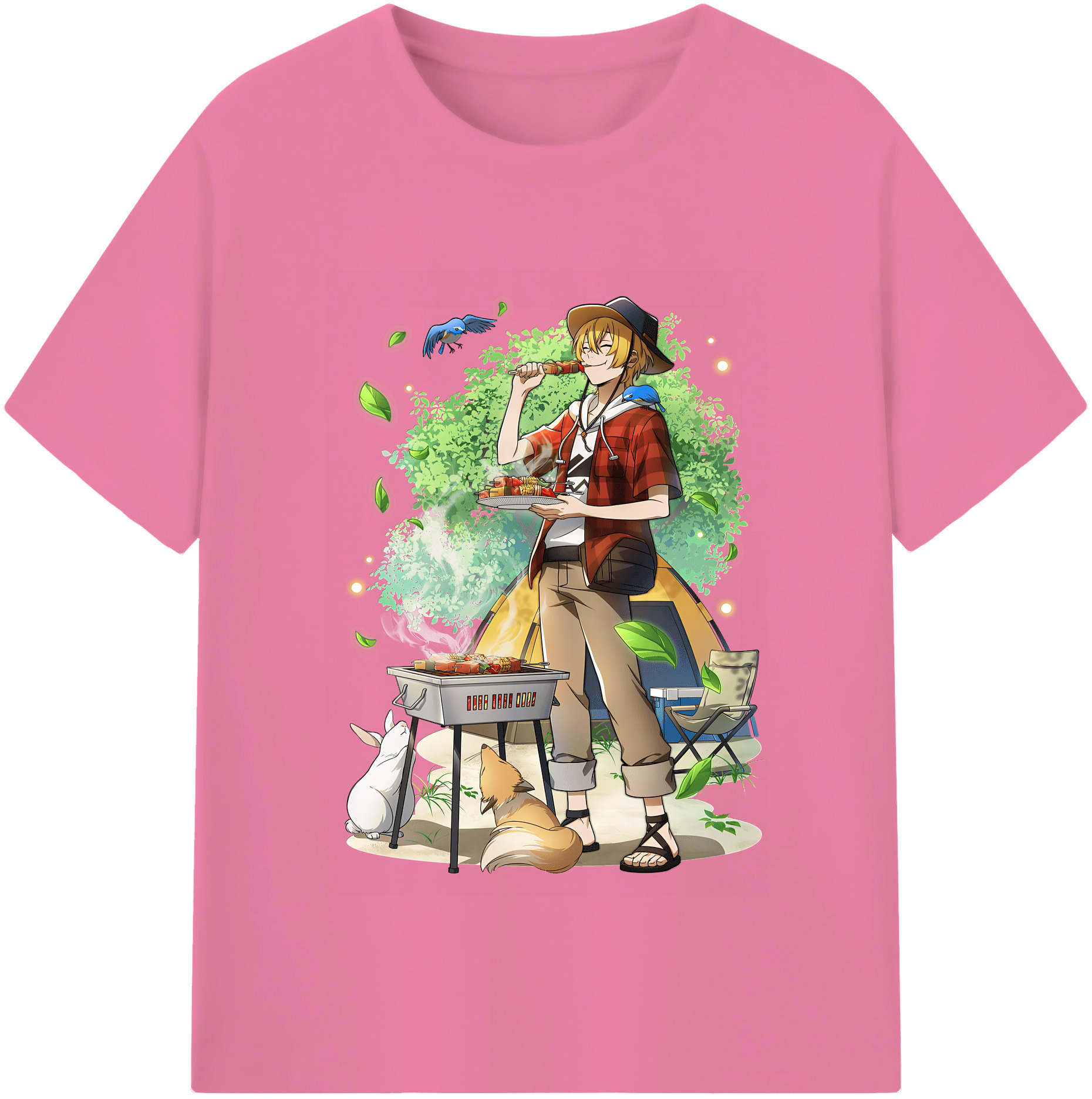 （画像用） 文豪ストレイドッグス Bungo Stray Dogs 綿100％半袖Tシャツ（フロントプリント）